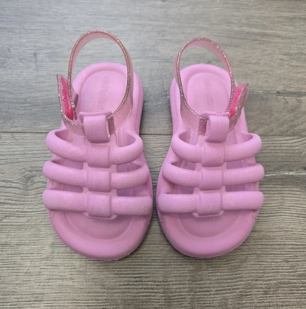 Mini Melissa Freesherman Sandals Pink Infant Size 7
